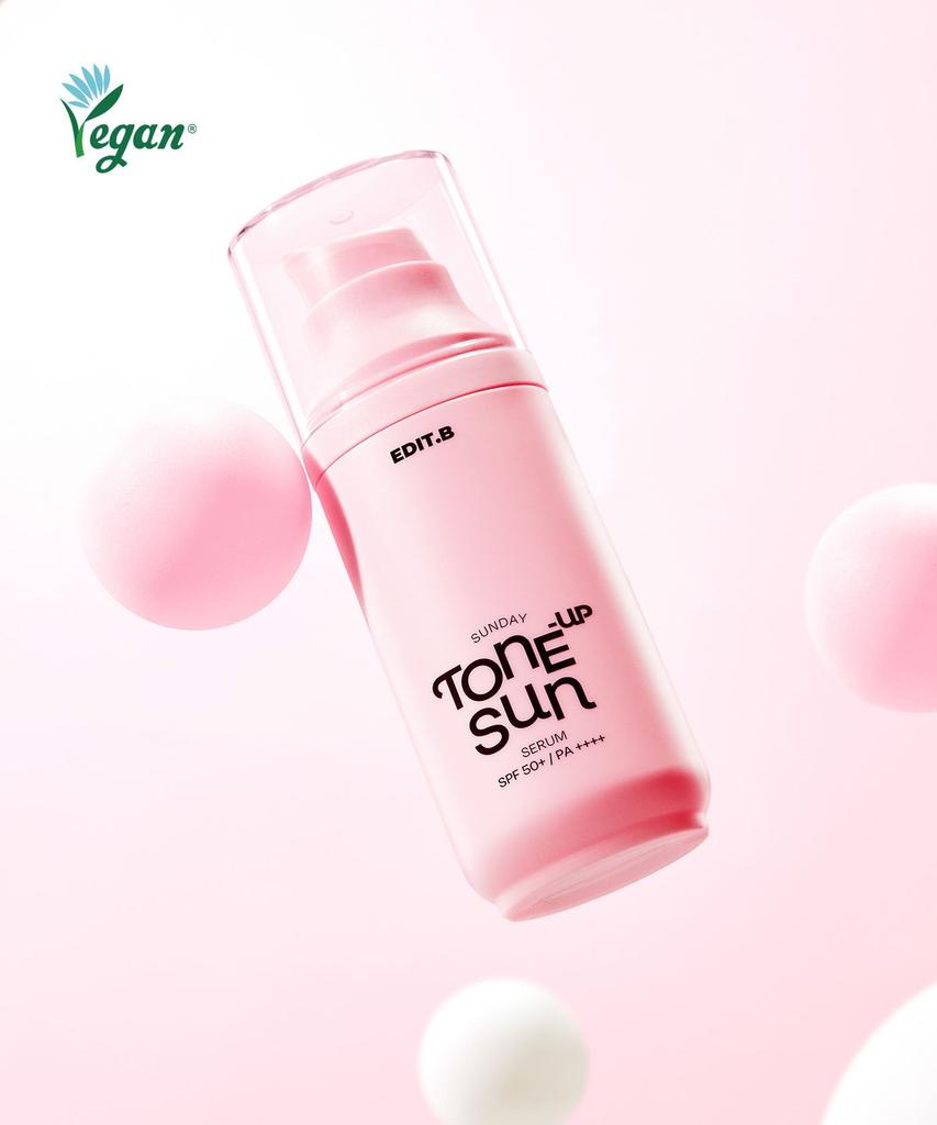 Sunday Pink Tone-Up Sun Serum 55ml [SPF50+/PA++++]