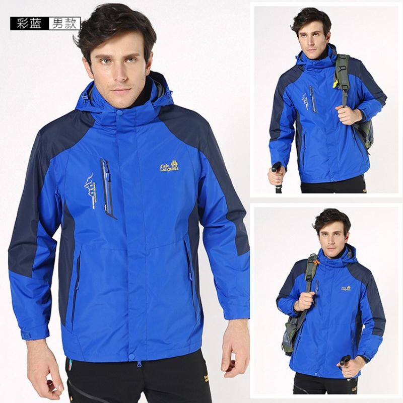 Men's 3-in-1 Winter Coats Snow Ski Jacket Waterproof Windproof Fleece Lined Winter Jacket Parka
