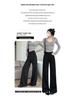 2026 Spring High Waist Slimming Modal Pants - Versatile Casual Black for Women