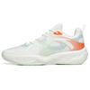 Wind Cave 3 Cushioning Anti-Slip And Wear-Resistant Low-Top Performance Basketball Shoes White Green Orange Sneakers 112231605-2