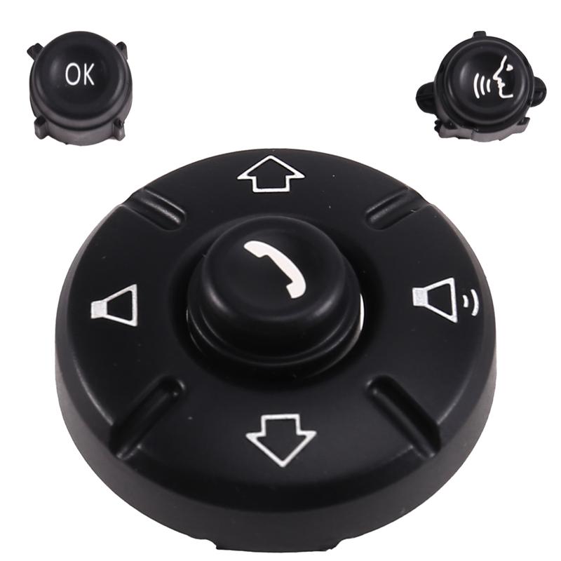 A58X-For MINI Cooper F60 F57 F56 F55 Steering Wheel Control Button Multifunction Lid 61319360507 61319360508 Car Accessories