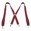 Mens Suspenders Approx 1x41.3in Nonslip Safe   Sturdy Metal Wide Applicability Dress Suspenders for Work Wedding