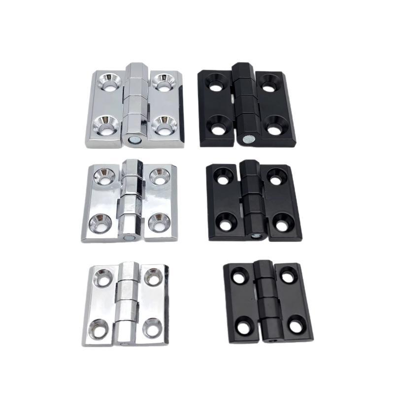 2Pcs Zinc Alloy Hinge Apply To Switch Cabinet Electric Cl218 Hl040 40*40Mm 50*50Mm 60*60Mm Cabinet Door Hinges