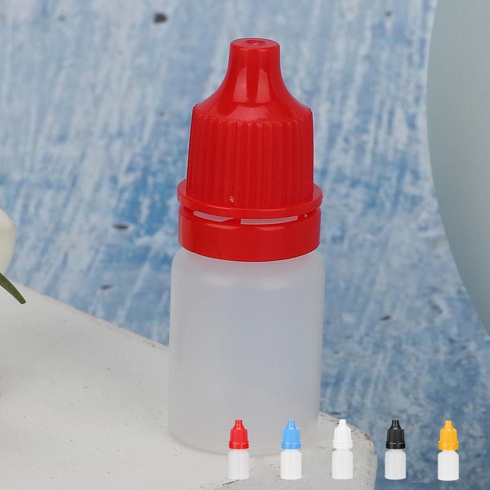 50pcs / Bag 5ml Portable Empty Eye Drops Eye Liquid Dropper Bottle Small Drop Bottle