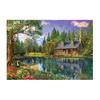 Chamber Art 'Small House On the Pond' Landscape 1000-Piece Jigsaw Puzzle CA1124 (Puzzle Only)