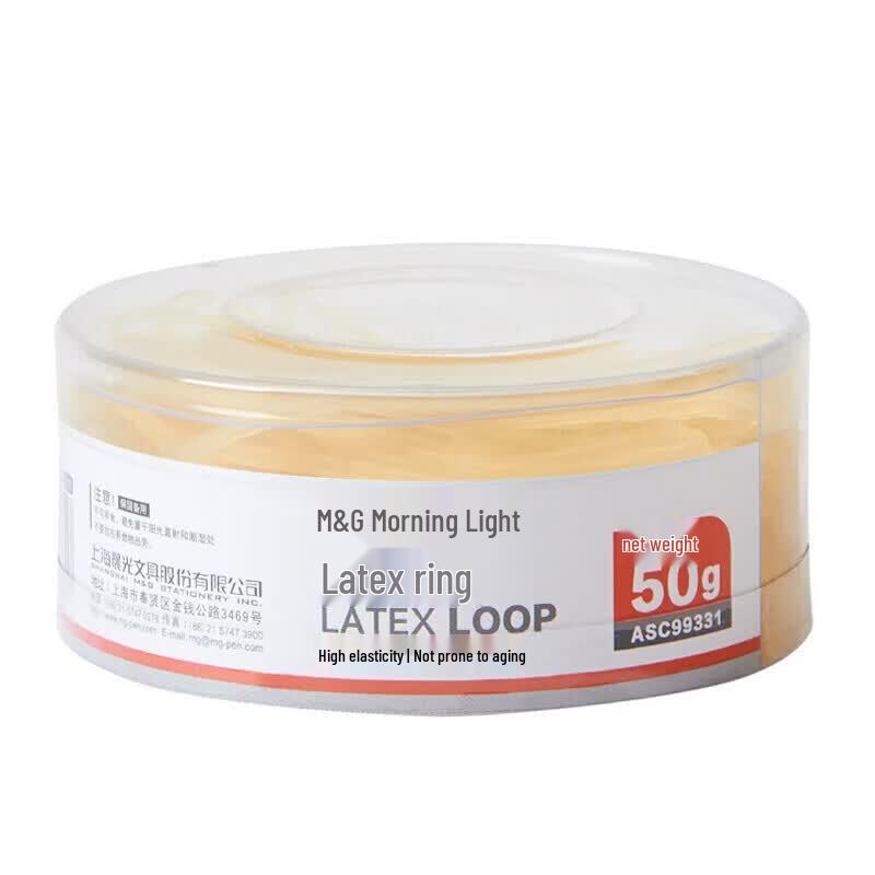 M&G Office Rubber Bands, 50g (4-Pack)