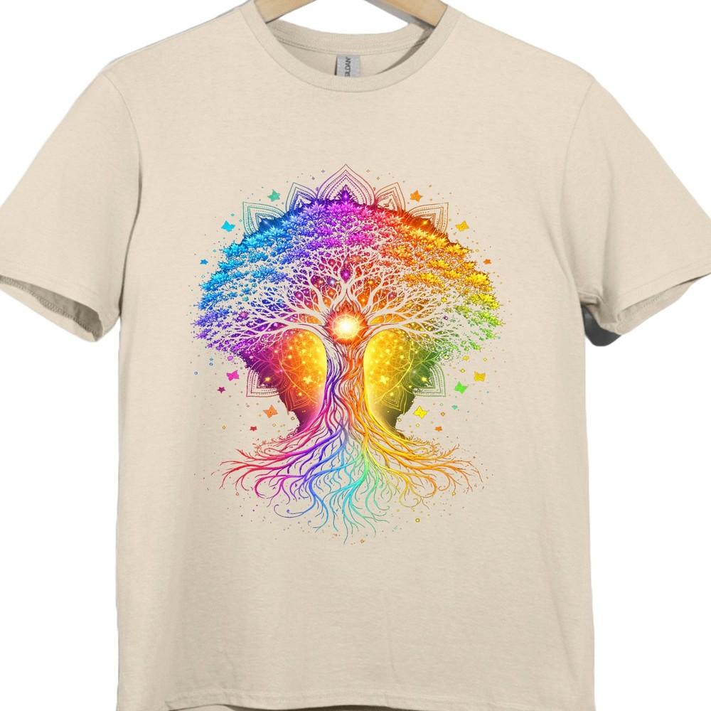 Tree Of Life TShirt Unisexdala Yoga Meditation Hippie Boho Lover Gift Graphic Tee