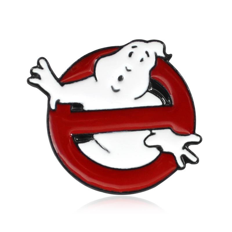 Ghostbusters Cartoon Brooch - Trendy, Versatile Movie-Inspired Badge