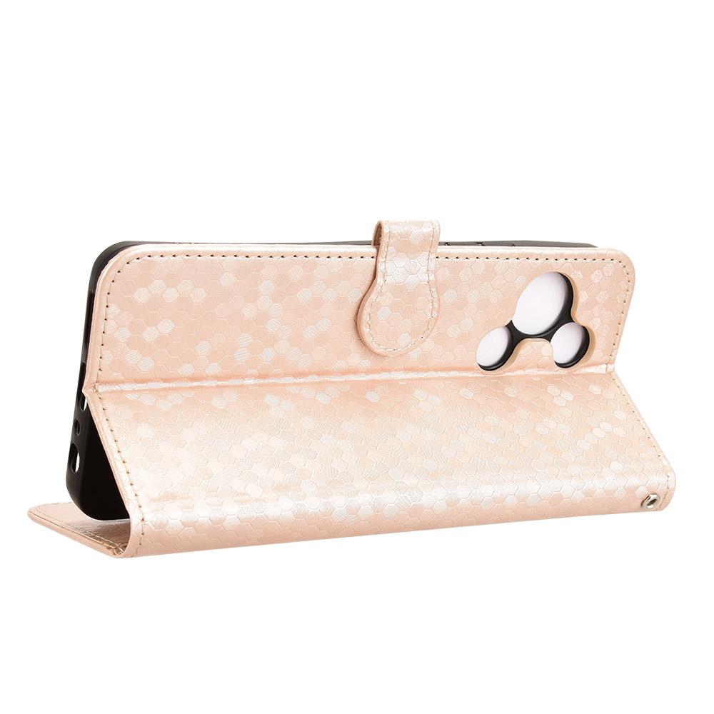 For TCL 60R 5G T519H/60 5G T521H Wallet Case Dot Pattern Imprint PU Leather Phone Cover