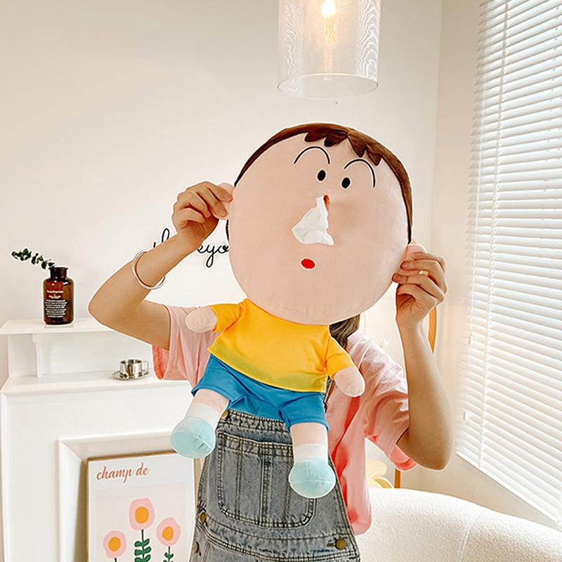 Cute Anime Doll Tissue Box Funny Sense Of Design Creative Keychain Couple Bag Pendant Ornament Girls Lovely Gift