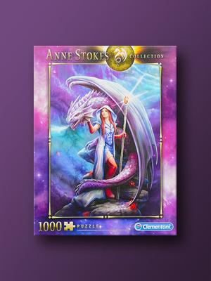 Anne Stokes: Dragon Mage 1000-Piece Clementoni Jigsaw Puzzle