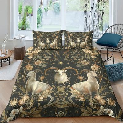 Antelope Printed Duvet Cover Children Kids And Adults Cartoon BedspreadsCalifornia Queen Warm Soft Beautiful And Comfortable