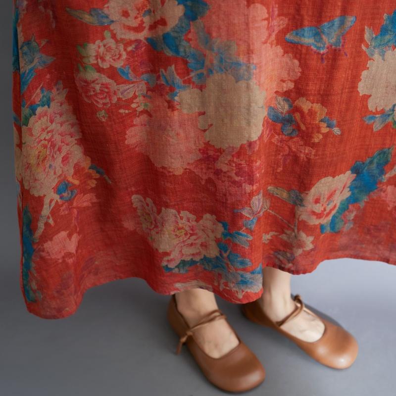 DIMANAF New 2026 Women Plus Size Summer Long Dress Sundress Beach Loose Casual Maxi Lady Floral Print Dress