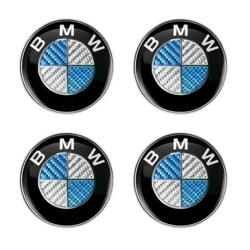 4pcs 56/65mm Car Badge Wheel Center Cover Stickers Hub Caps Decal For BMW M M3 X5 X3 E46 E90 E39 F10 F20 F30 G20 E60 E36 E34 X6