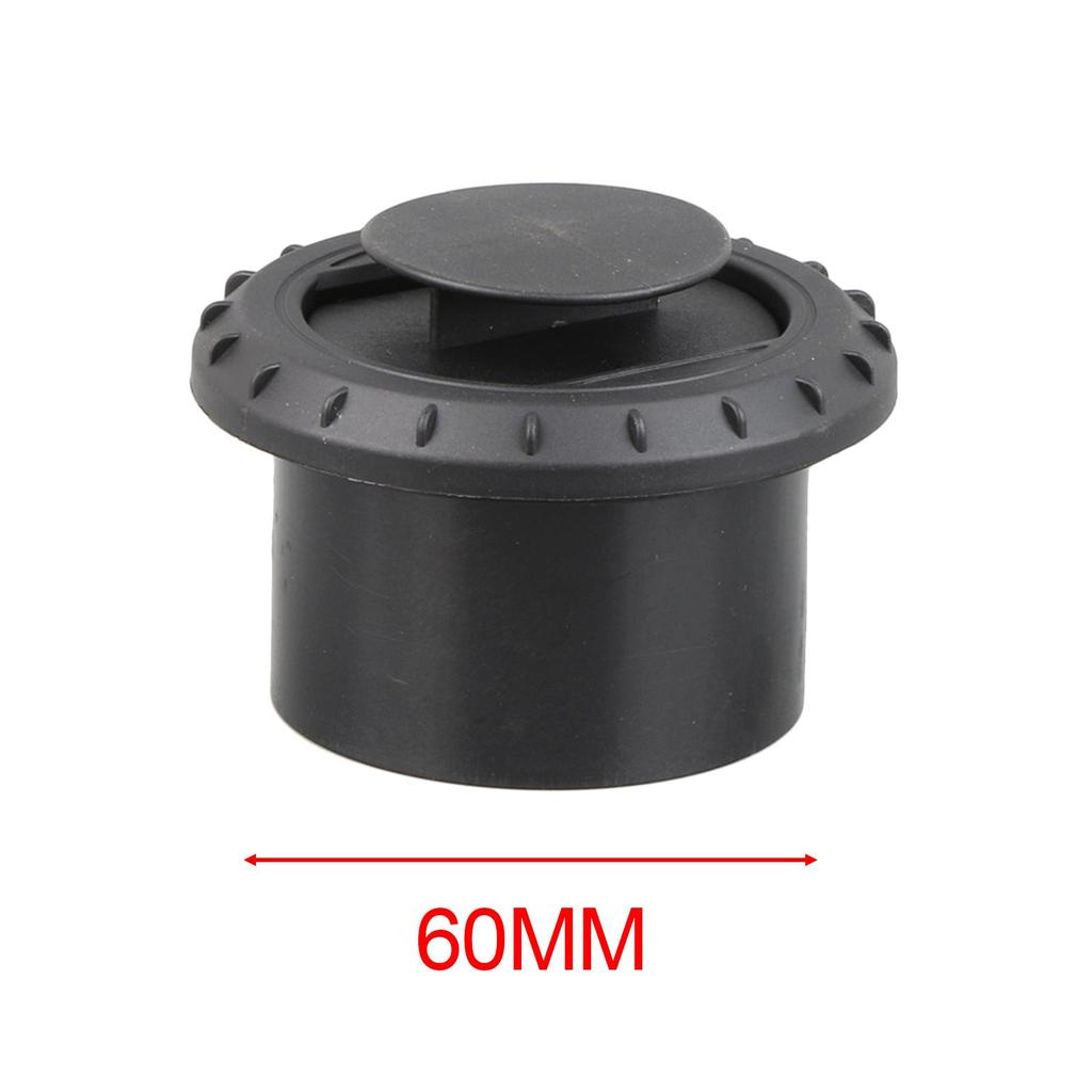 Car Heater Ducting Warm Air Vent Outlet Black Rotatable for RV Auto 60mm