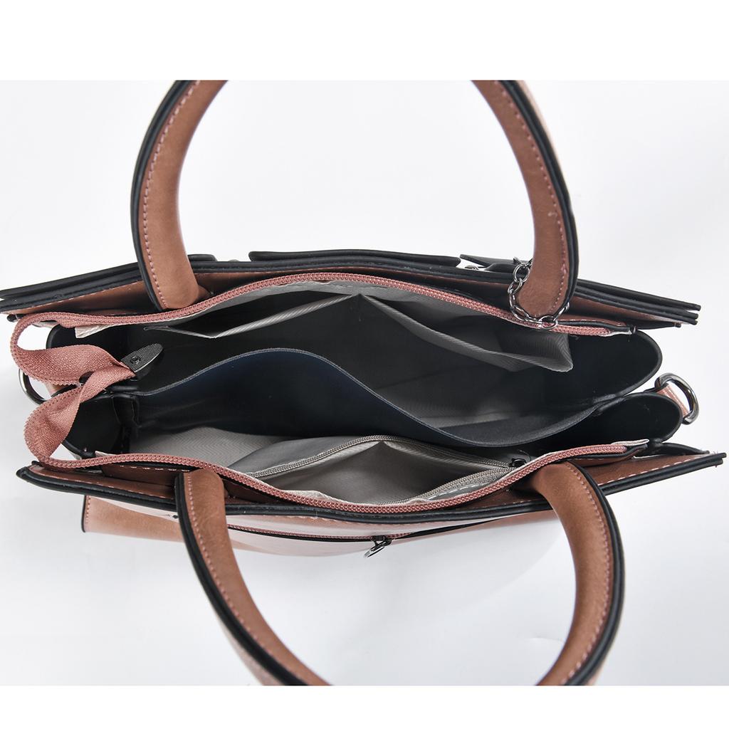 High-End Unique Design Spacious Commuter Tote Handbag For Ladies, Multiway Shoulder & Crossbody Daily Bag