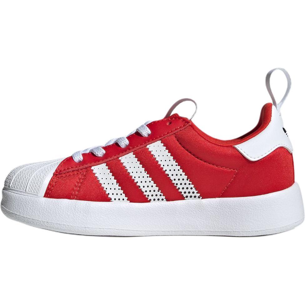 Adidas Originals Adifom Superstar 360 C Versatile Comfortable Low-Top Kids Skate Shoes Kids sneaker Red IH1749