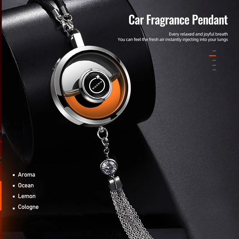 Car Logo High-Grade Air Diffuser Aroma Perfume Pendant Freshener For Volvo XC90 V90 V60 XC60 V40 S80 S60 S90 C40 XC40 V70 XC70 C
