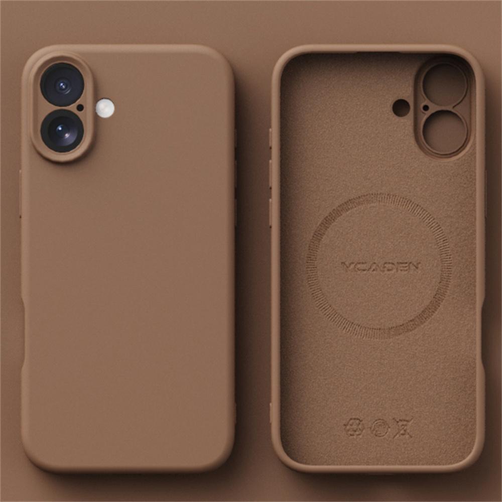 Silikonowe etui Magsafe do ładowania bezprzewodowego, matowe, dla iPhone 16 15 14 13 12 11 Pro Max 14 15 16 Plus, wysokiej jakości, płynne, tylna okładka