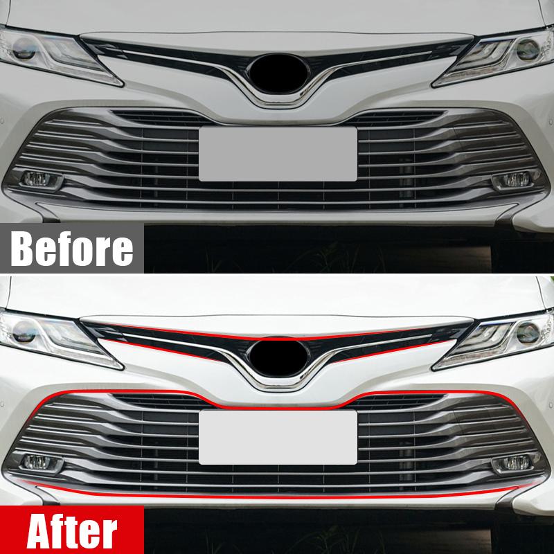 Car ect-proof Net For Toyota Camry 70 XV70 2018      Front Air Inlet Protect Cover ect Prevention Trim