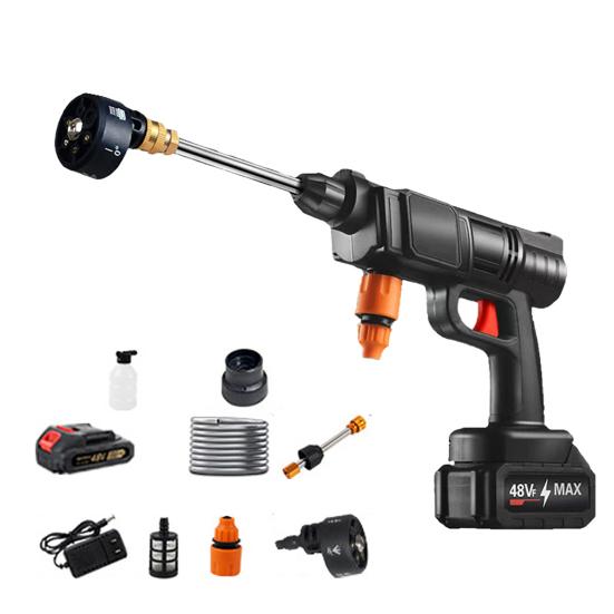 Car Pressure Washer 600PSI High Pressure Rechargeable Cordless Electric Pressure Washer with 6-in-1 Nozzle Cleaning Tool