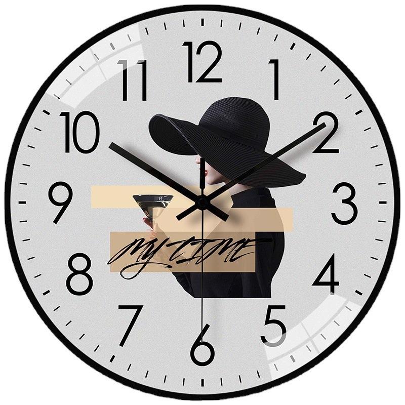 8-inch 20cm Living Room Wall Clock Modern Simple Personalized Wall Hanging Mute Quartz Clock Internet Celebrity Creative Hanging Table