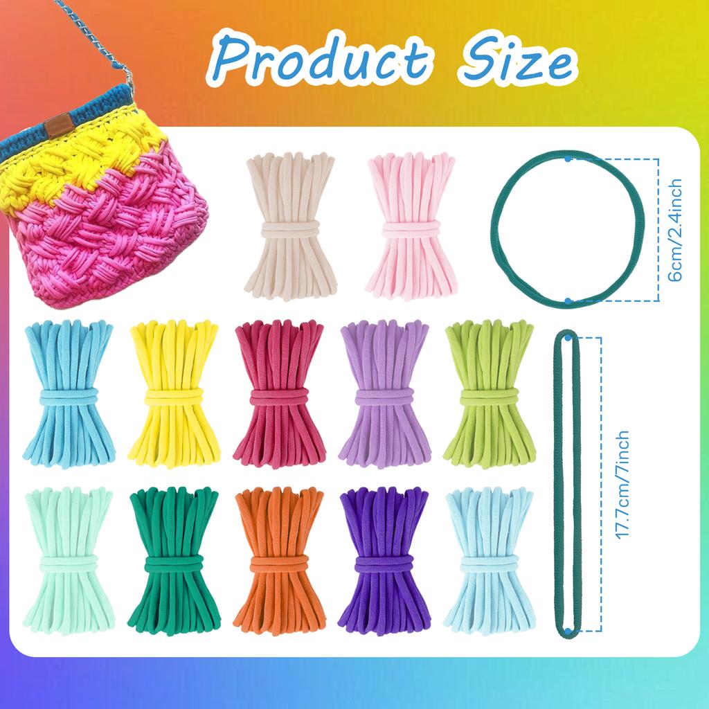 600/1000 Pcs Refill Loops Potholder DIY Braided Rope Multi Colored Weaving Machine Loops Weaving Craft Bands Crafts Accessories