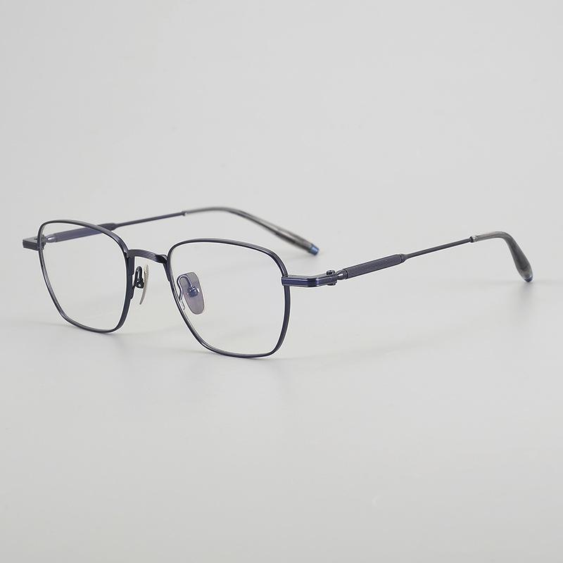Rame de ochelari noi unisex geometrice pătrate poligonale titan pur ușoare stil vintage ochelari de vedere cu dioptrii ochelari de titan