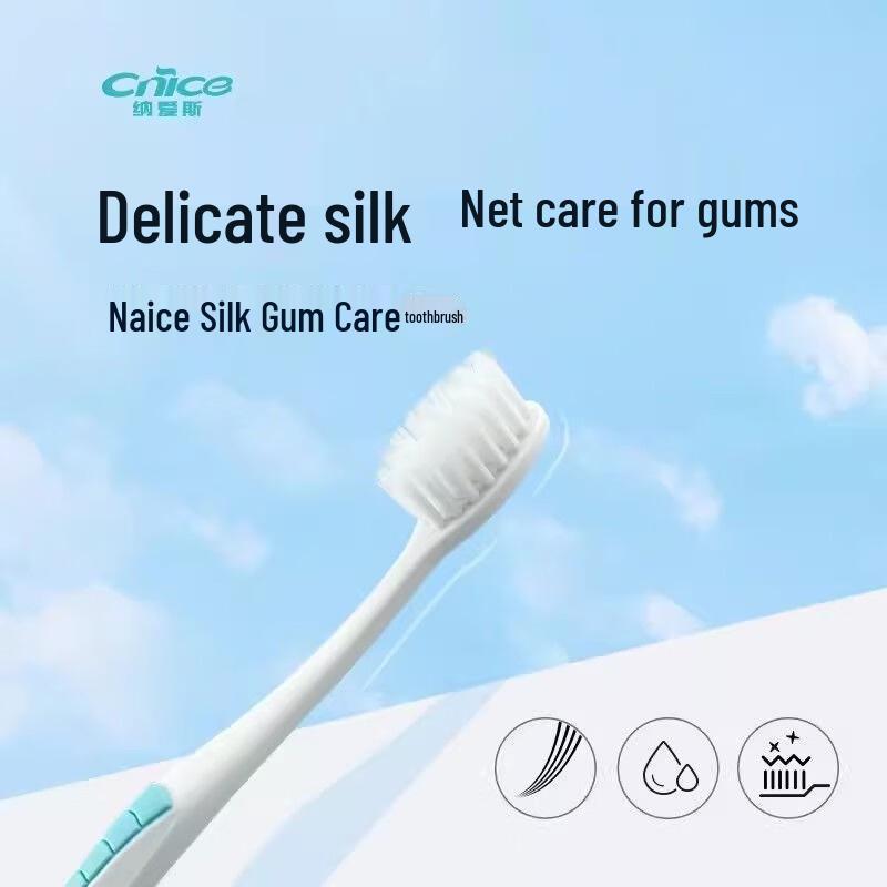 Naais A6 Soft Bristle Gum Protection Toothbrushes (10-Pack)