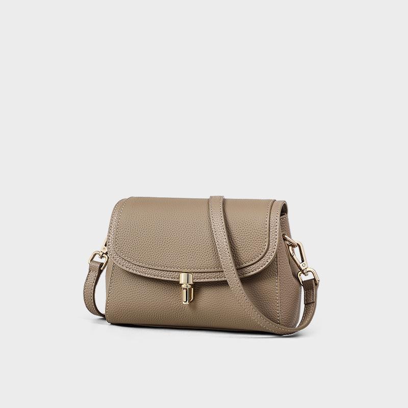 Neue vielseitige und modische kleine quadratische Tasche, einfache High-End-Umhängetasche für den Weg zur Arbeit mit einer Schulter