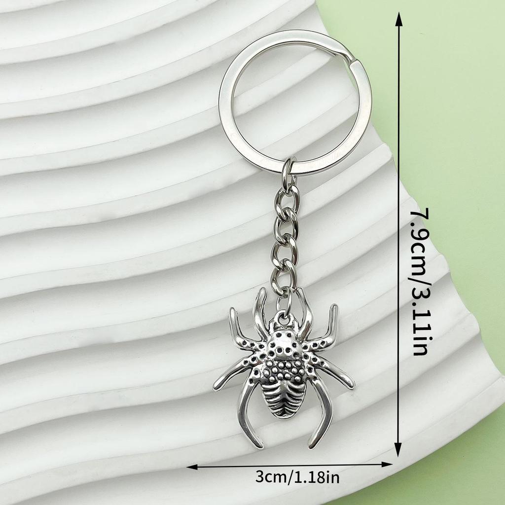 Metal Star and Moon Pendant Keychain for Bags and Luggage