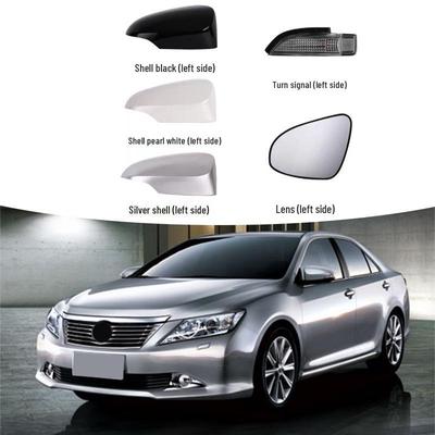 Compatible Rearview Mirror Cover for 2012-2017 Toyota Camry with Turn Signal Lens Decoration.