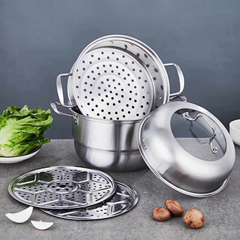 Yibo 3-Layer Stainless Steel Steamer Pot