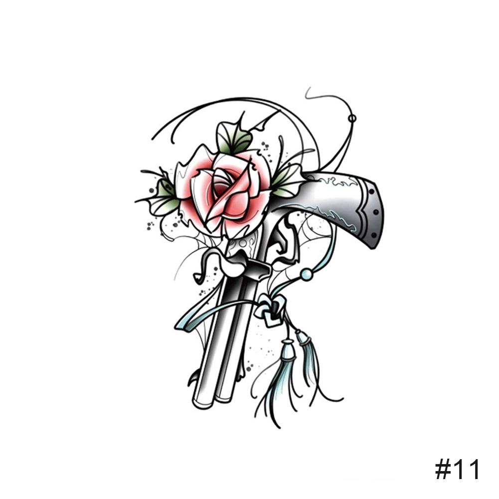 Temporary Small Fresh Colorful Tattoo Stickers Waterproof Long Lasting Tattoo Stickers Body Art Paste Painting Tattoo