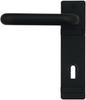 Door Handle - Domoferm - 600079700 - Black - Square - 40-64 Mm