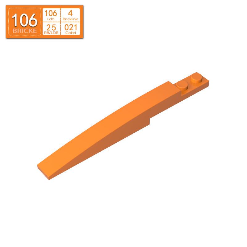 

Curved 1x10 Brick Compatible with Lego for DIY Building Blocks 50g (approx. 23pcs)