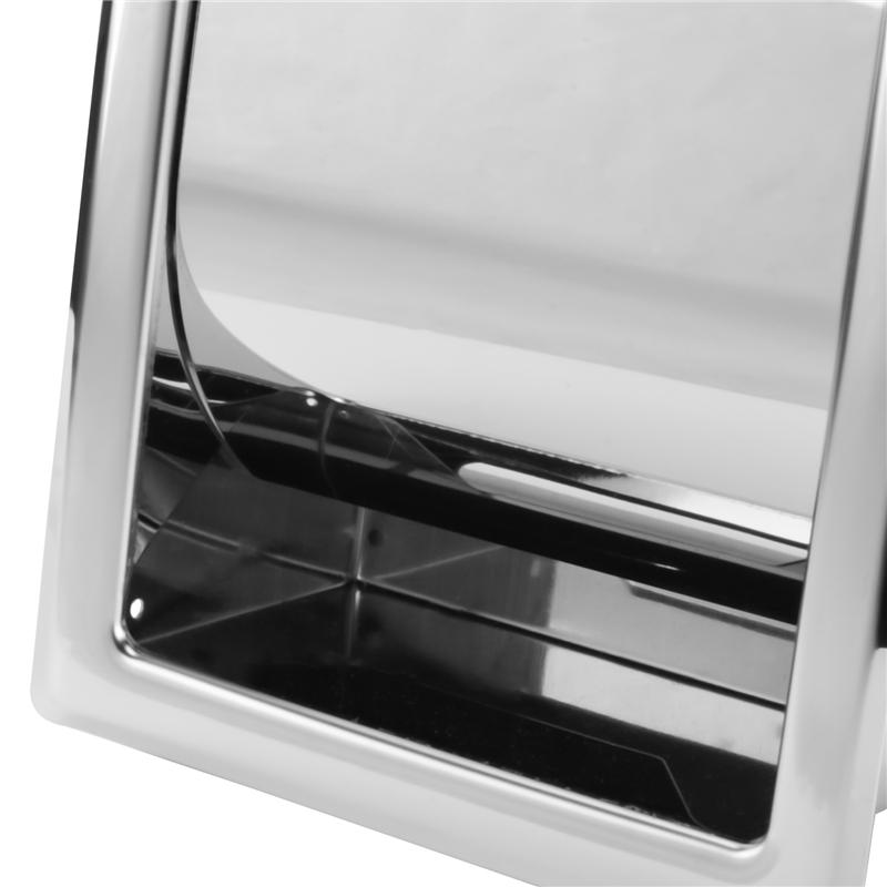 A20F-Edelstahl Einbau Toilettenpapierhalter Wand Toilettenpapierhalter, Moderner Stil Toilettenpapierhalter, Einbau Taschentuchrolle
