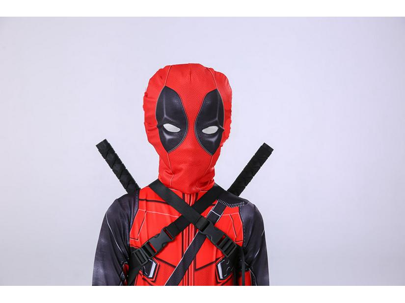 Deadpool One-Piece Halloween Costume for Kids and Adults