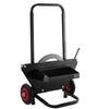 Banding Strapping Cart, Fit for Steel Strapping Coils with 600 mm Core Outer Size, Heavy Duty Strapping Dispenser with Rubber Wheels, Suitable for