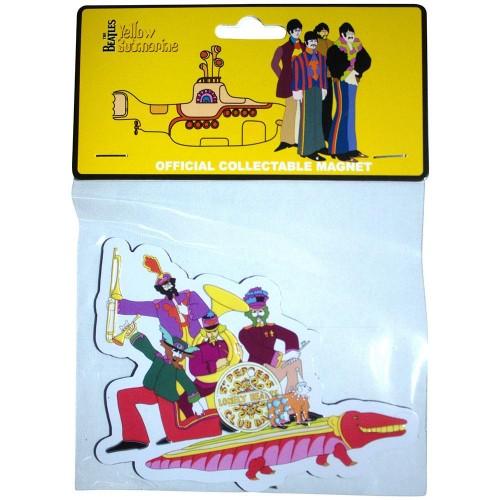 The Beatles Yellow Submarine Band On Croc Fridge Magnet