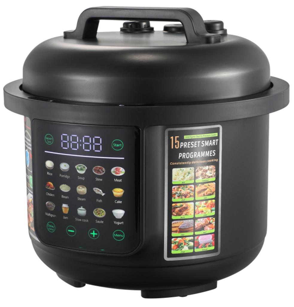 Non-Stick LED Display Automatic Cooking Electric 5L Multicooker Pressure Cooker