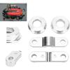 Tbest B Series Billet Shift Linkage,Solid Shifter Bushing Kit,Front and Rear Solid Shifter Bushing Combo Kit CNC Aluminum Replacement for B Series