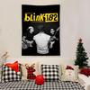 Rock Band BBlink 182 Tapestry Decoration Art Microfiber Background For Bedroom Living Bar Garden Outdoor Festival