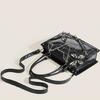 Punk Style Messenger Bags Halloween Gothic Butterfly Spiders Net Tote Bag