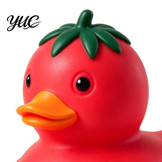 Easy to Knead Squishy Duck Tomato Toy, Slow Rebound Stress Relief Squeeze Cute Fruit Sensory Toys for Anxiety Fidget Soft Decompression Toy