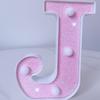 Pink LED Letter Light for Celebrations and Proposals