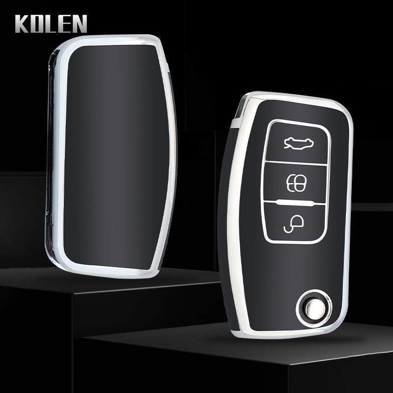 Tpu Car Flip Key Case Cover Shell For Ford Fiesta Focus 2 Mk2 Ecosport Kuga Escape Falcon B-Max C-Max Eco Sport Galaxy Mondeo