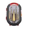 18/12/6Pcs Step Drill Bit Saw Drill Bit Set Titanium Milling Cutter 4-12 4-20 4-32mm 3 6 8mm For Woodworking Metal Core Hole Opener