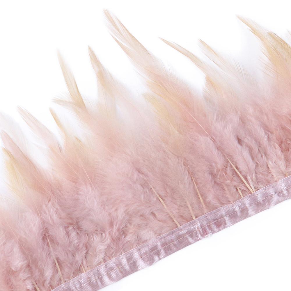 2/5/10 Yards Fluffy Rooster Feather Ribbon Trims 8-12Cm Cock Feathers Fringe Christmas Party Dress Sewing Accessory Plumes Craft