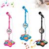 Kinder Rock'n'Roll Mikrofon mit Ständer Karaoke Lied Musikinstrument Spielzeug Gehirntraining Pädagogisches Spielzeug Geburtstagsgeschenk Mädchen Junge